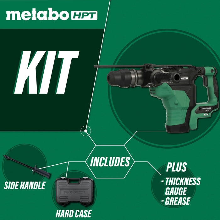 Metabo 36V MultiVolt SDS MAX 1-9/16" Rotary Hammer - Tool Only