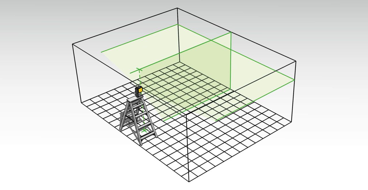 Stabila LAX300G Green Beam Line/Dot Laser