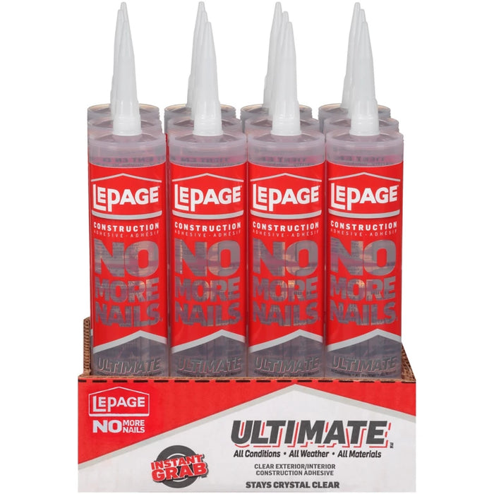 Lepage No More Nails Ultimate Clear 266mL