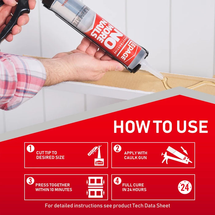 Lepage No More Nails Ultimate Clear 266mL