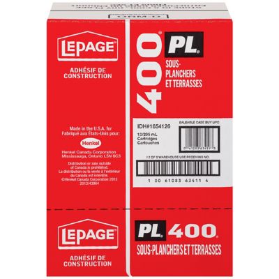 LePage PL400 Subfloor & Deck Adhesive