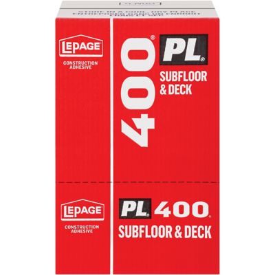 LePage PL400 Subfloor & Deck Adhesive