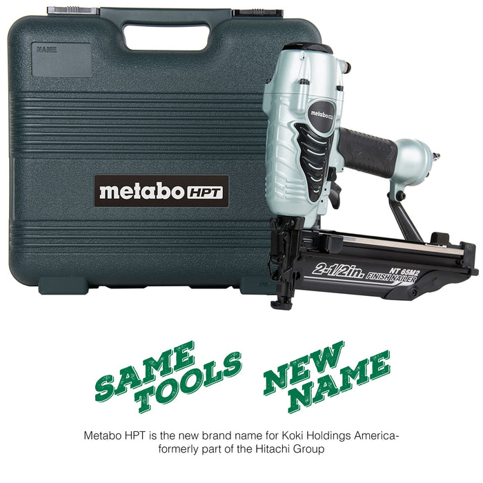 Metabo 2-1/2" 16 Gauge Finish Nailer w/ Integrated Air Duster