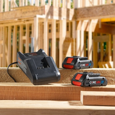 Bosch GXS18V-11N25 18V 4.0Ah CORE Slim Battery & Charger Kit