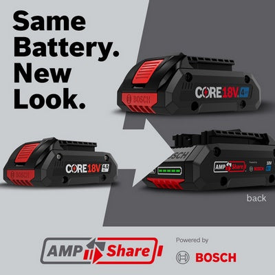 Bosch GXS18V-11N25 18V 4.0Ah CORE Slim Battery & Charger Kit