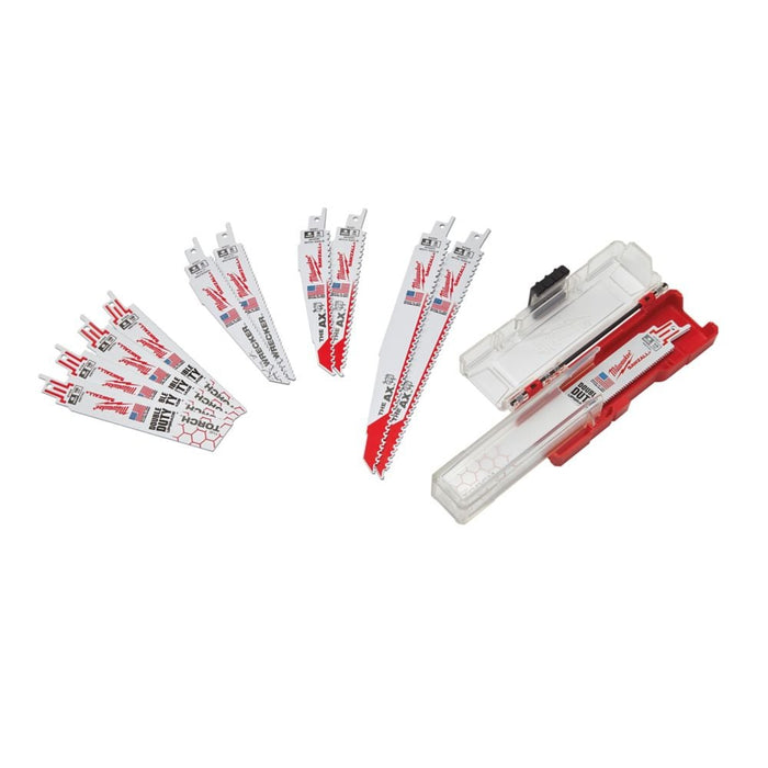 Milwaukee 12 pc. SAWZALL™ Demolition Bi-Metal Blade Set