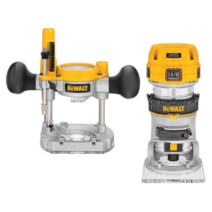 DeWalt 1-1/4 HP MAX Torque Variable Speed Compact Router Combo Kit