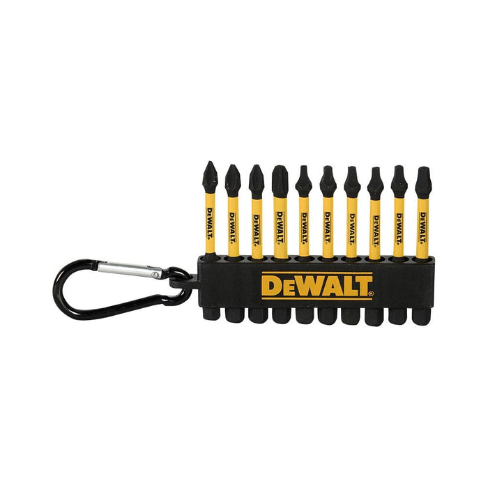 DeWalt 10 pc. FlexTorq® 2" Mixed IMPACT READY® Bit Set