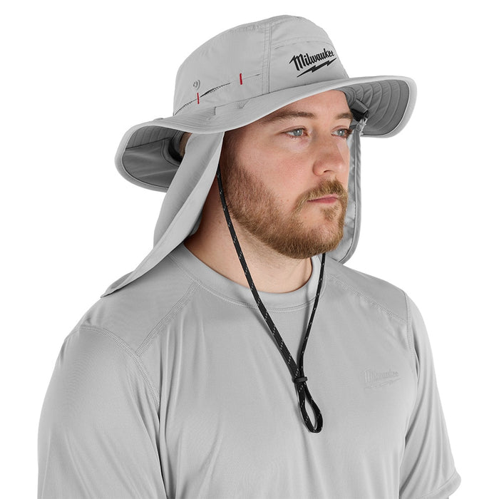 Milwaukee WORKSKIN Sunshade Hat - LXL