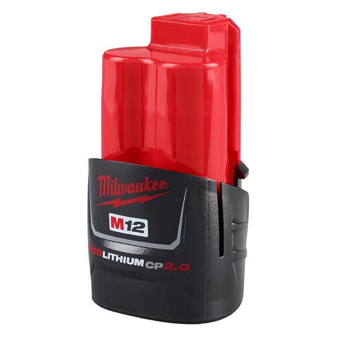 Milwaukee M12 REDLITHIUM CP2.0 Battery Two Pack