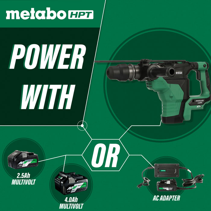 Metabo 36V MultiVolt SDS MAX 1-9/16" Rotary Hammer - Tool Only