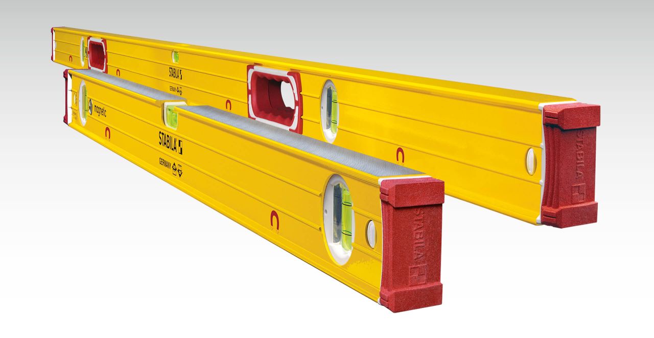 Stabila 78" & 32" Type 96M Magnetic Jamber Spirit Level Set