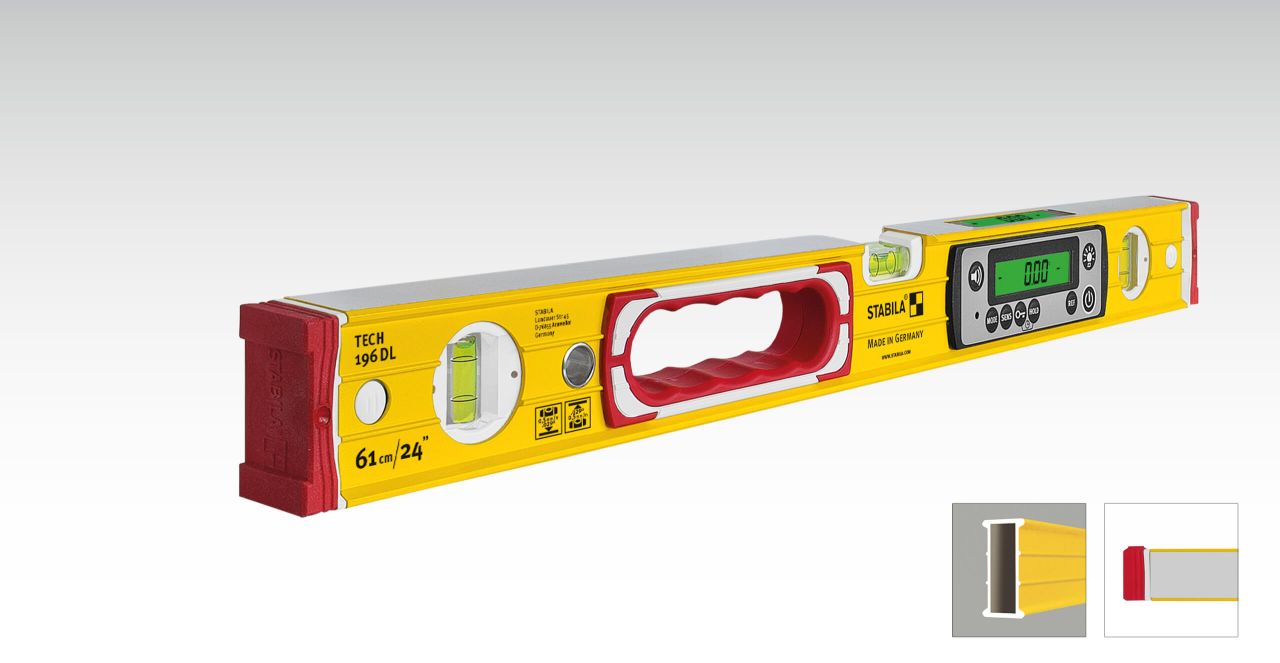 Stabila TECH 196DL IP67 Digital Spirit Level w/ Case - 48"