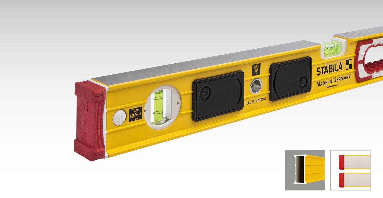 Stabila Type 196-2 LED Lighted Level