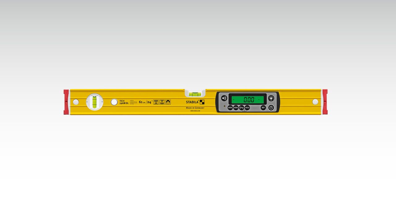 Stabila TECH 196MDL IP67 Digital Magnetic Spirit Level w/ Case - 48"