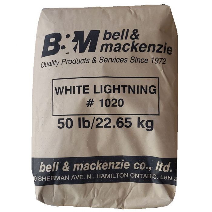 Allredi White Lightning #1020 Sandblasting Media - 50lbs