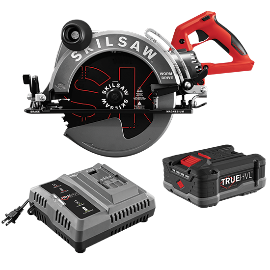 Skil 10-1/4" TRUEHVL™ Cordless Worm Drive SKILSAW® Kit