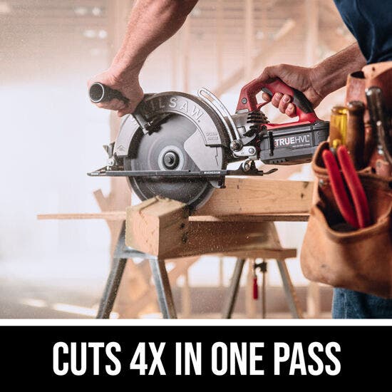 Skil 10-1/4" TRUEHVL™ Cordless Worm Drive SKILSAW® Kit