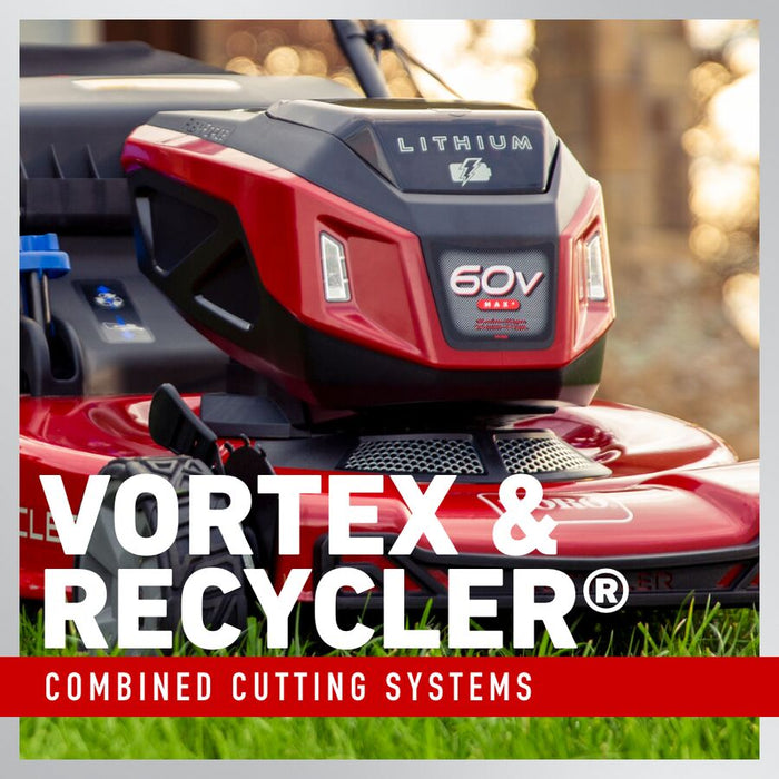 Toro 60V Max 22" Recycler Lawn Mower w/ Personal Pace Kit