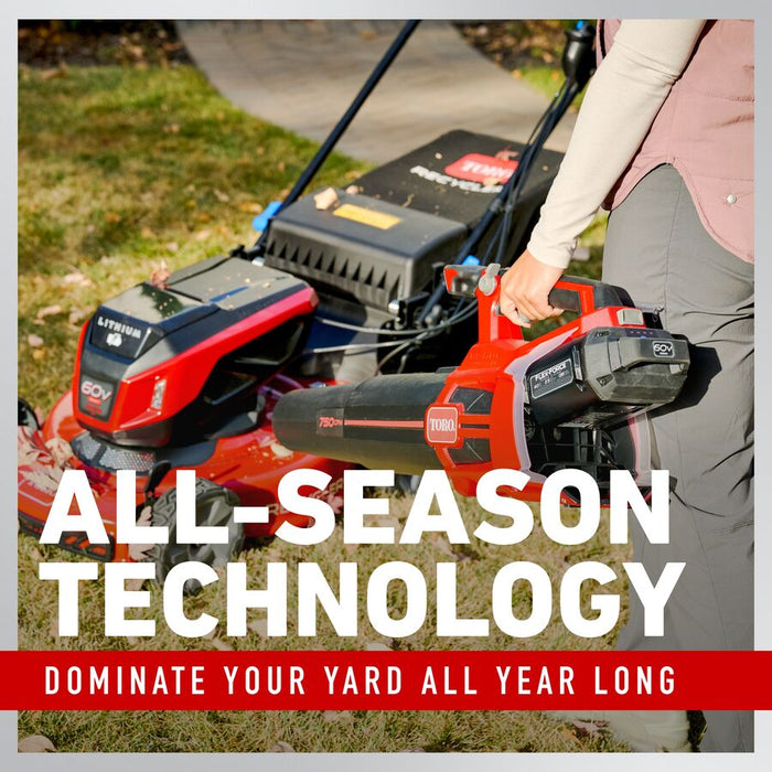 Toro 60V MAX 750 CFM Brushless Leaf Blower Kit