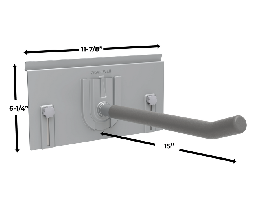 Crownwall Tire Hooks (4 Pack) Slatwall Accessory