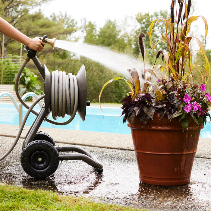 Eley 2-Wheel Garden Hose Reel Cart