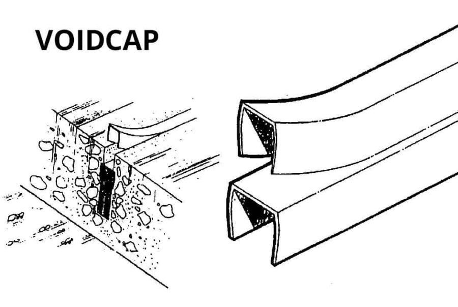 Plastic Expansion Joint Void Cap - 1/2" x 10ft