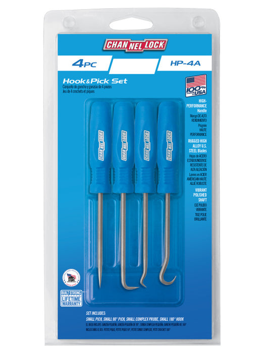 Channellock 4-Piece Precision Hook & Pick Set