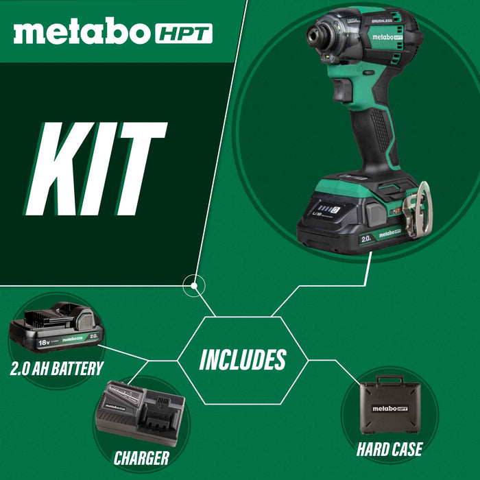 Metabo 18V MultiVolt Cordless Triple Hammer BOLT Impact Driver