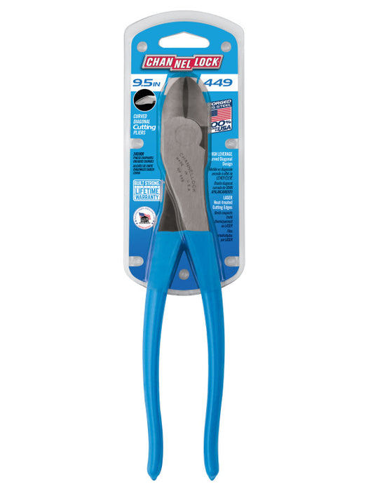 Channellock High Leverage Curved Diagonal Cutting Pliers