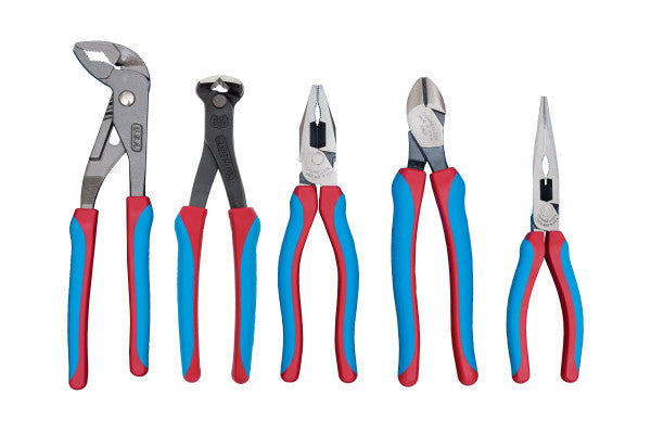 Channellock 5-Piece CODE BLUE® E SERIES® Plier Set With Tool Roll